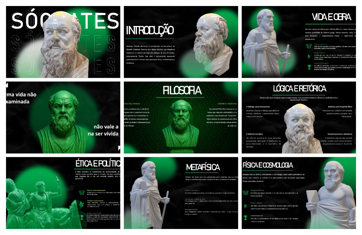 Template Filosofia de Sócrates