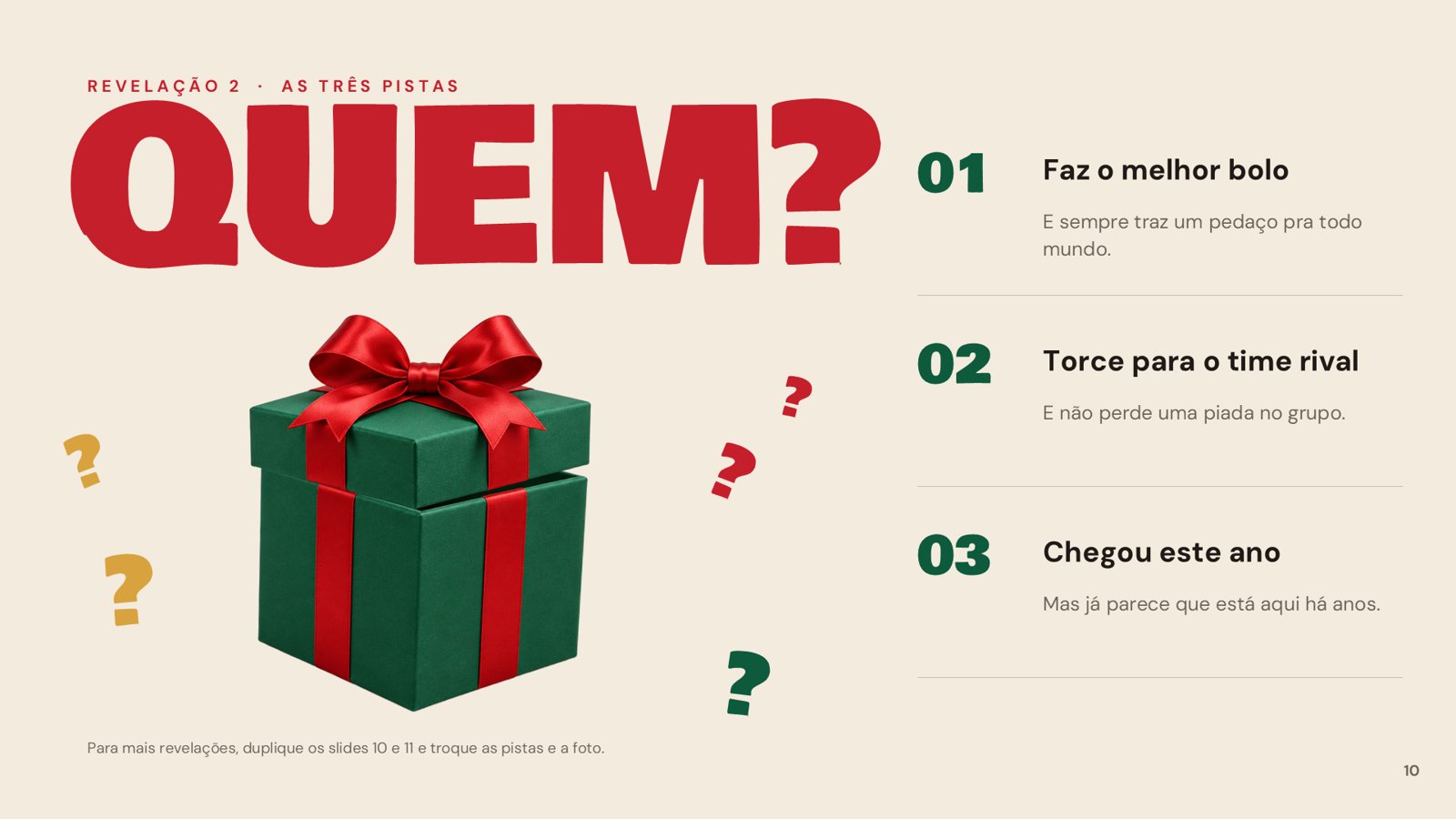 Amigo Secreto – slide 10