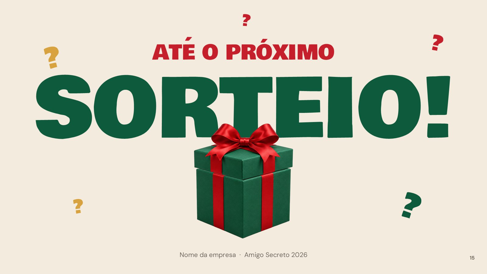 Amigo Secreto – slide 15