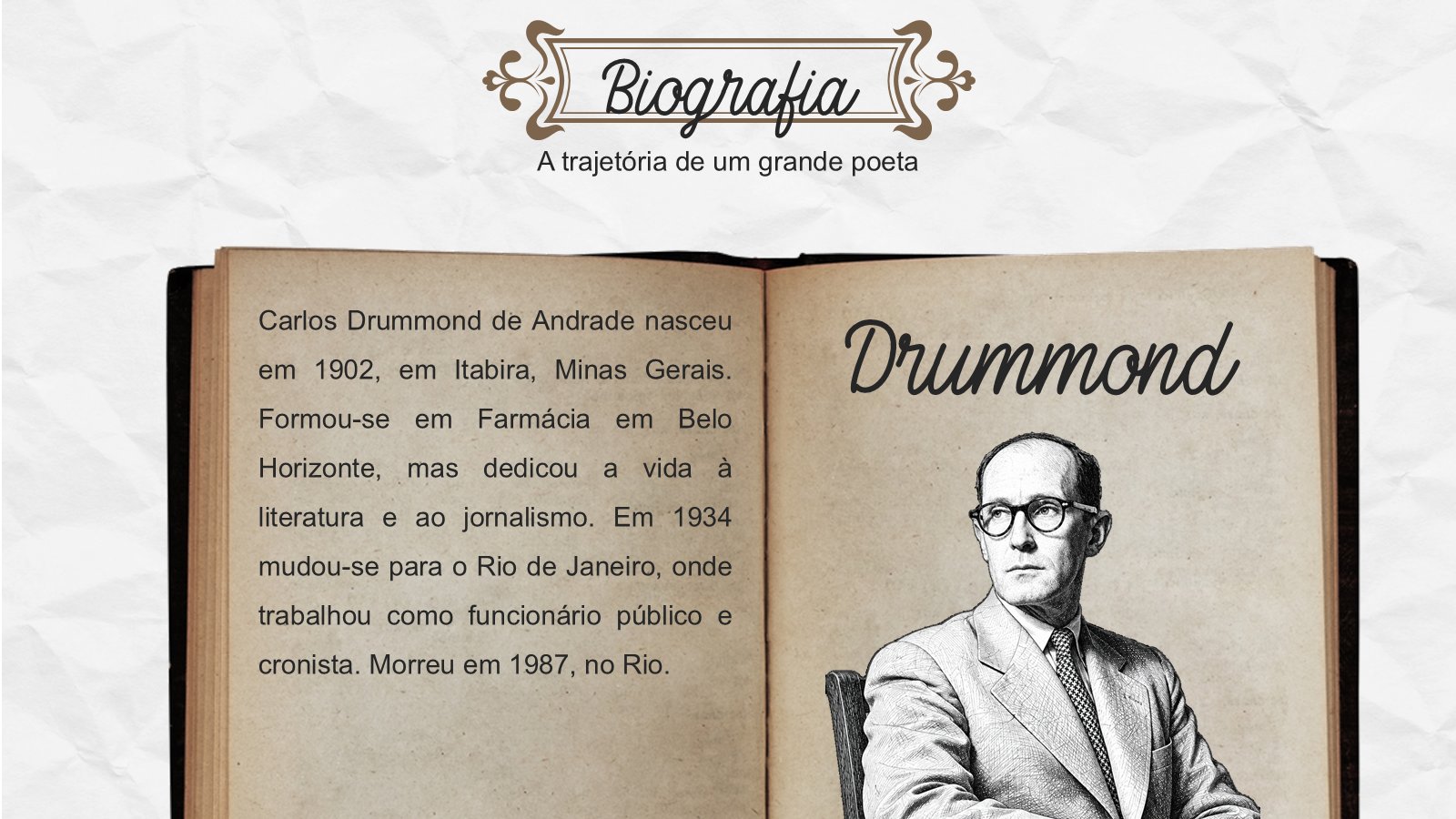 Carlos Drummond de Andrade – slide 2
