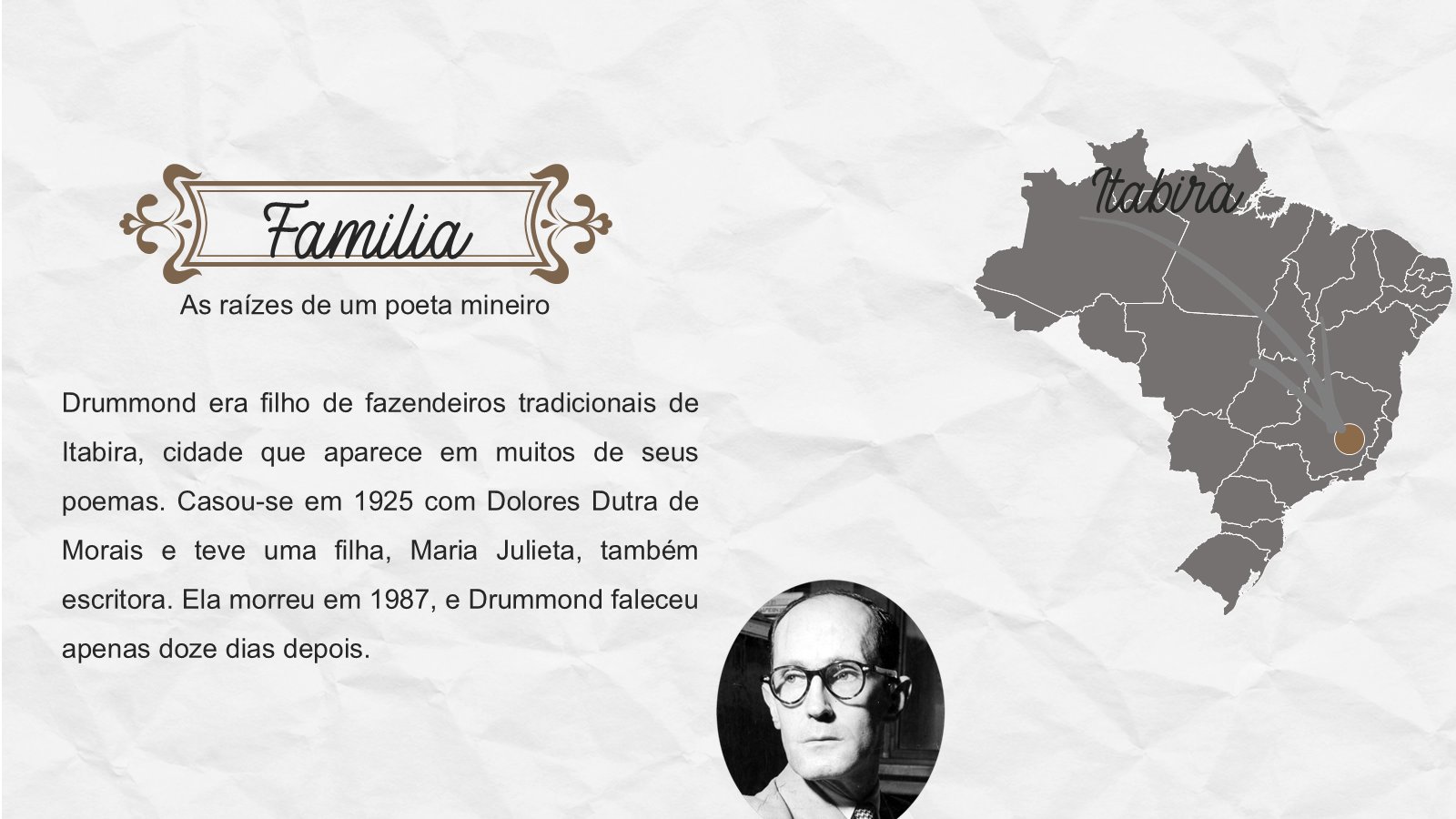 Carlos Drummond de Andrade – slide 3