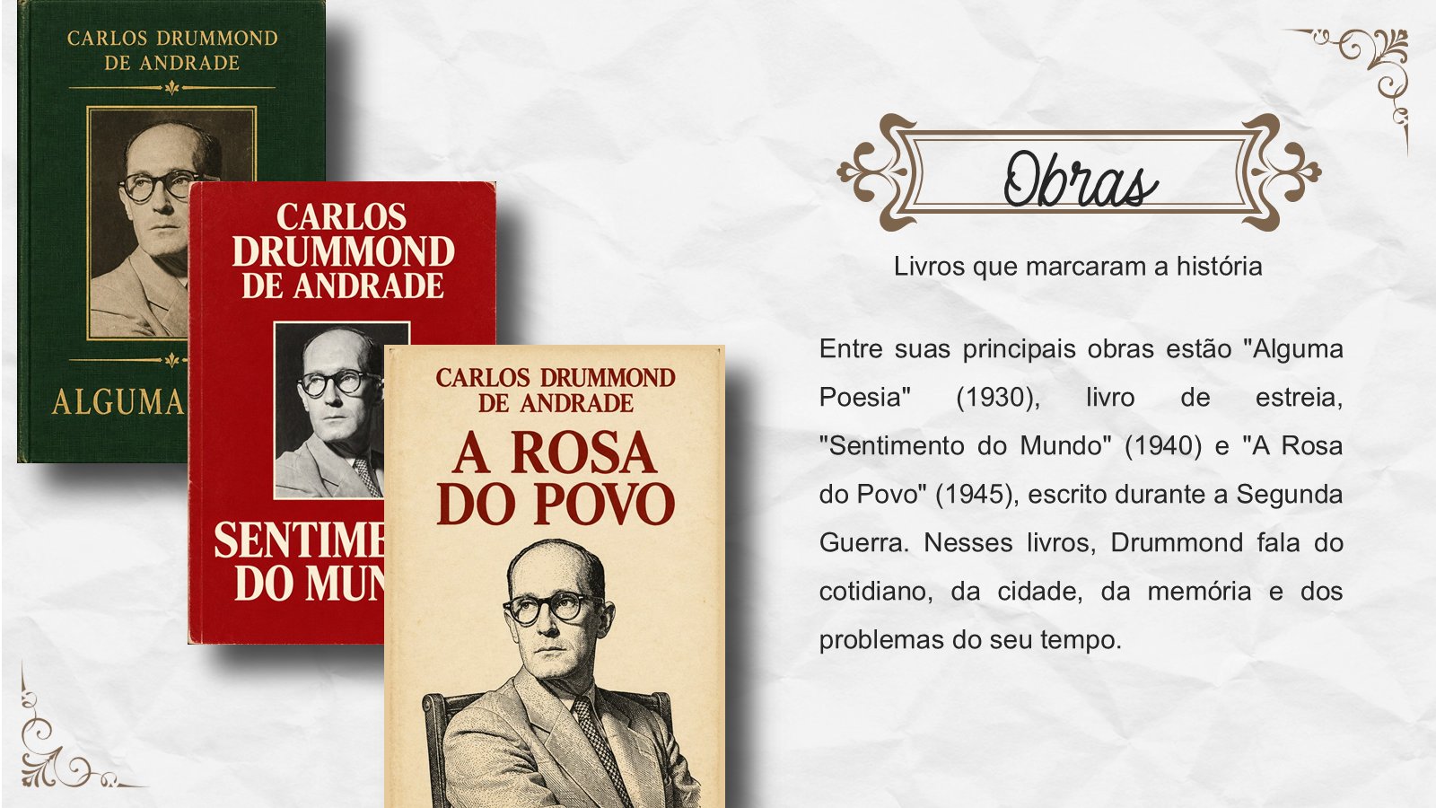 Carlos Drummond de Andrade – slide 4