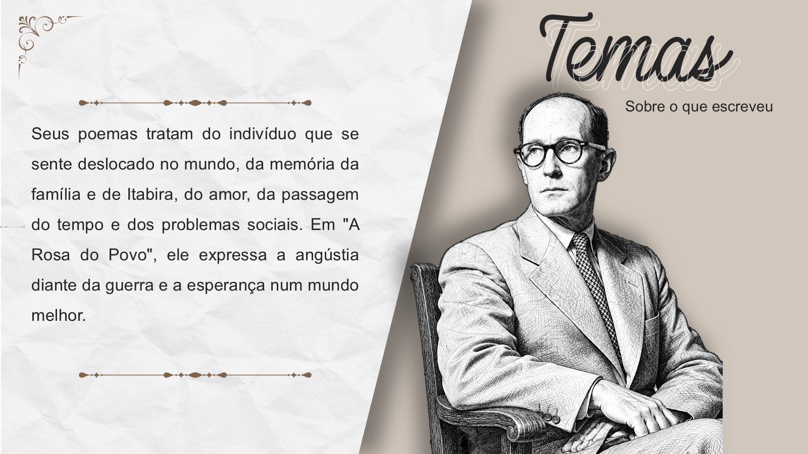 Carlos Drummond de Andrade – slide 6