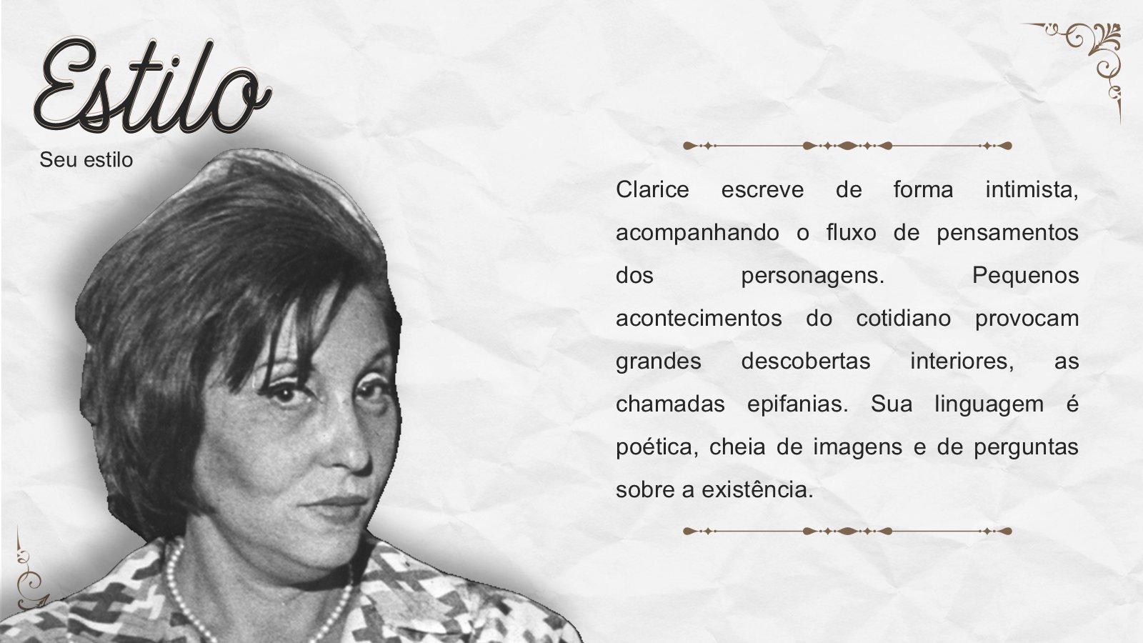 Clarice Lispector – slide 5
