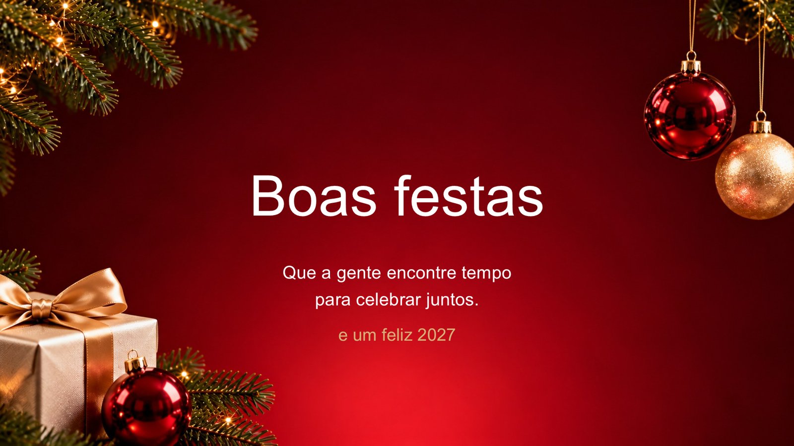 Confraternização de Natal – slide 10