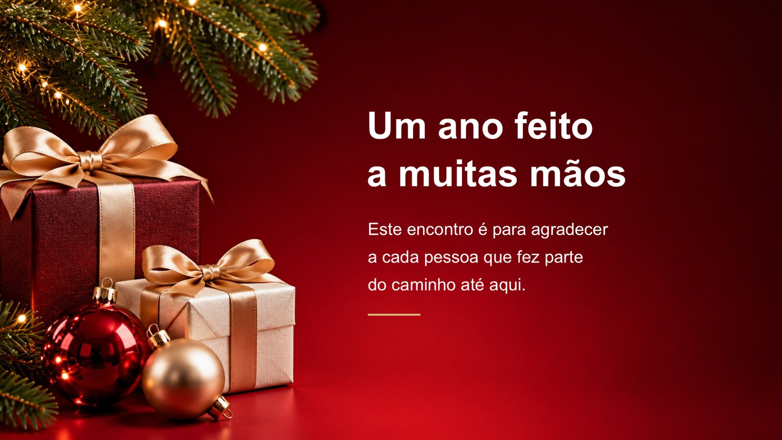 Confraternização de Natal – slide 2