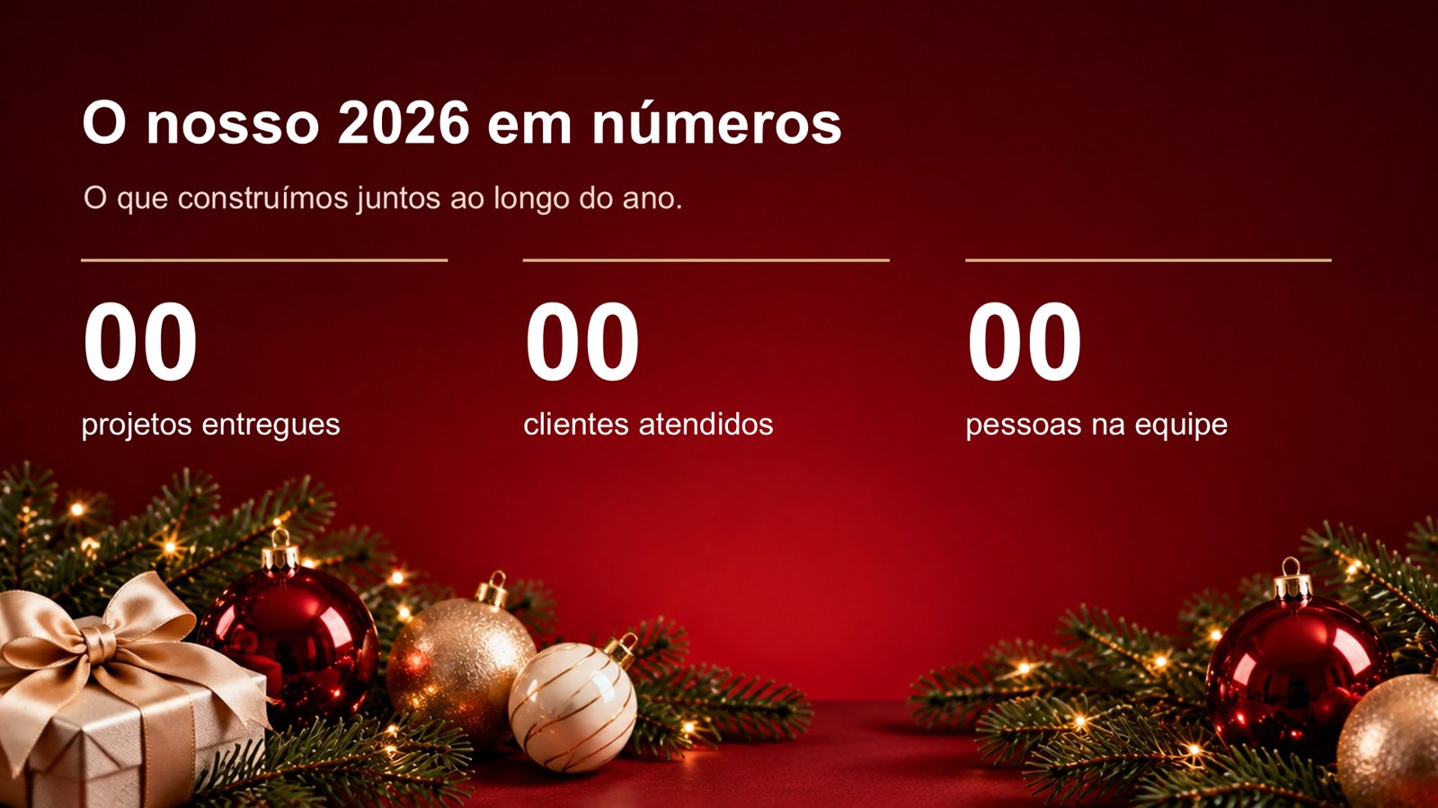 Confraternização de Natal – slide 4