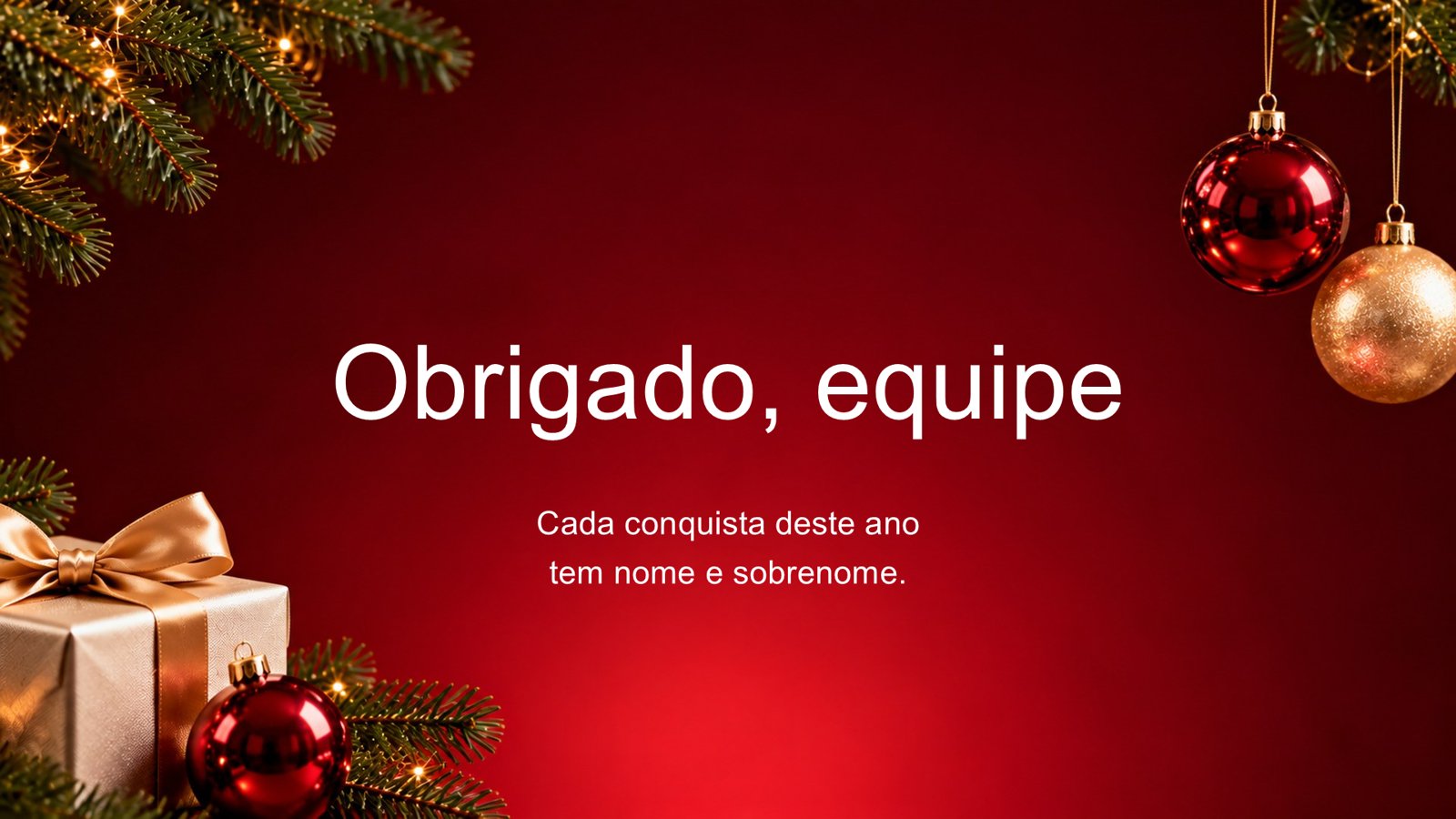 Confraternização de Natal – slide 5