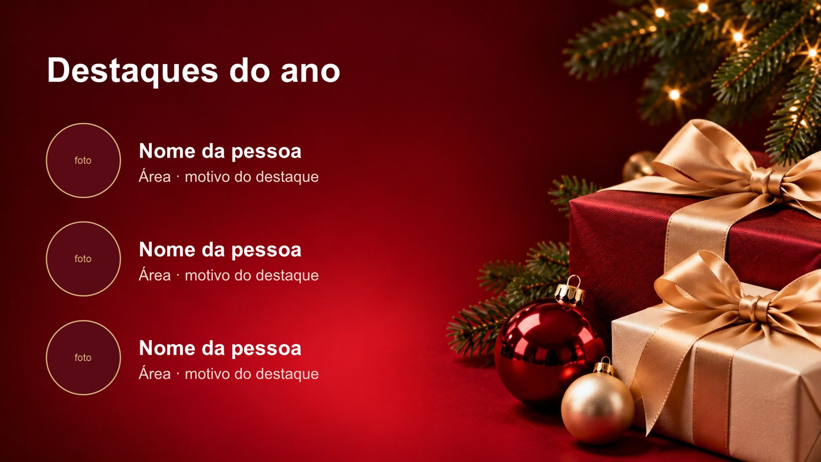 Confraternização de Natal – slide 6