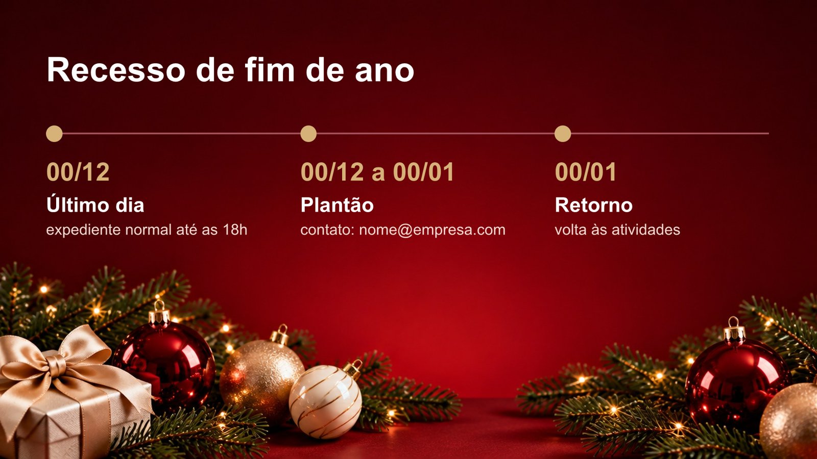 Confraternização de Natal – slide 8