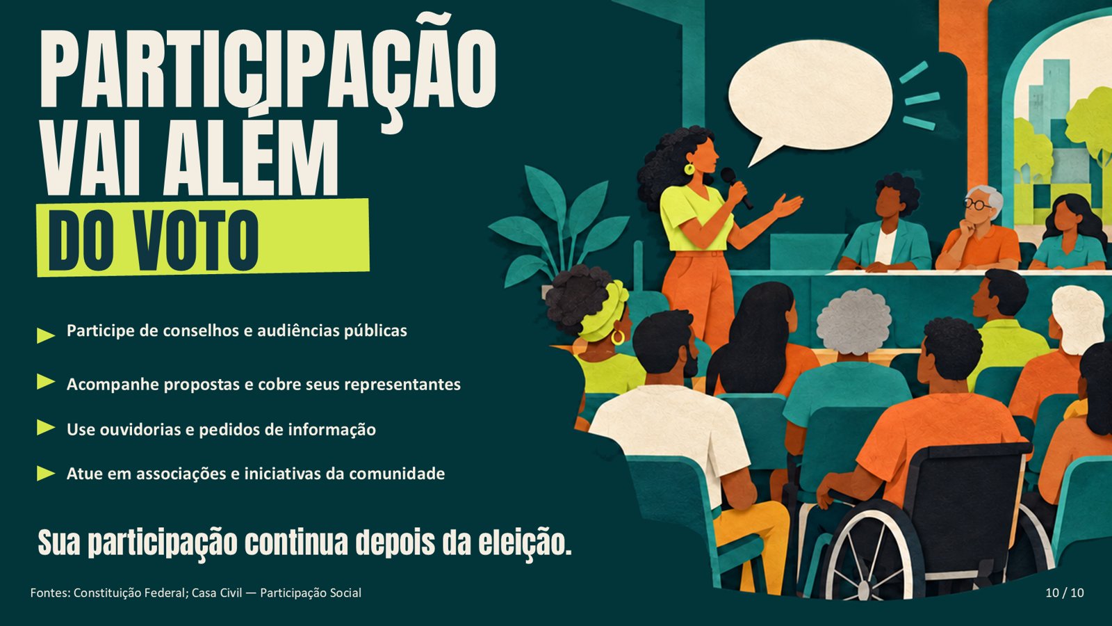 Democracia e Participação Social – slide 10