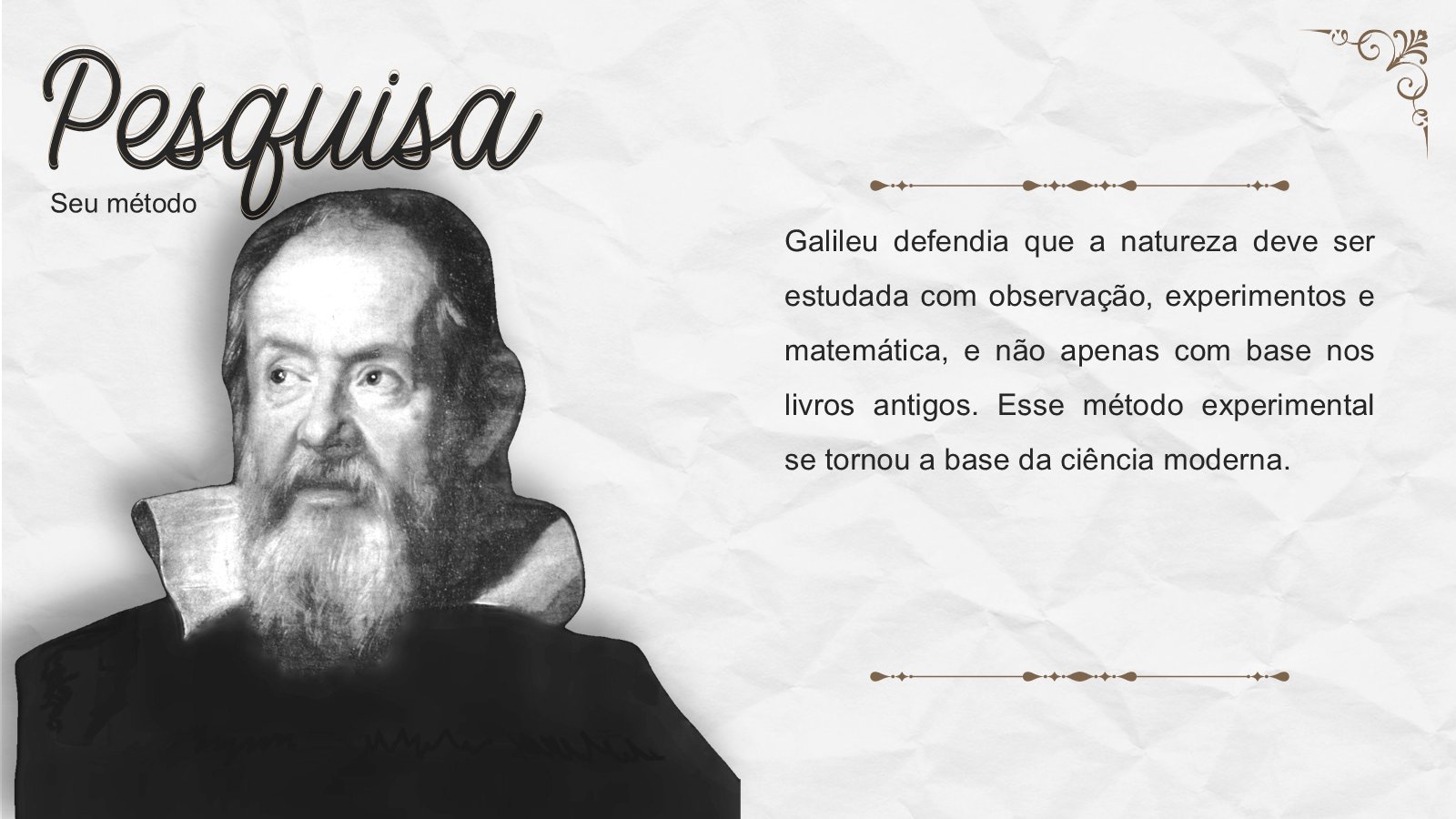 Galileu Galilei – slide 5