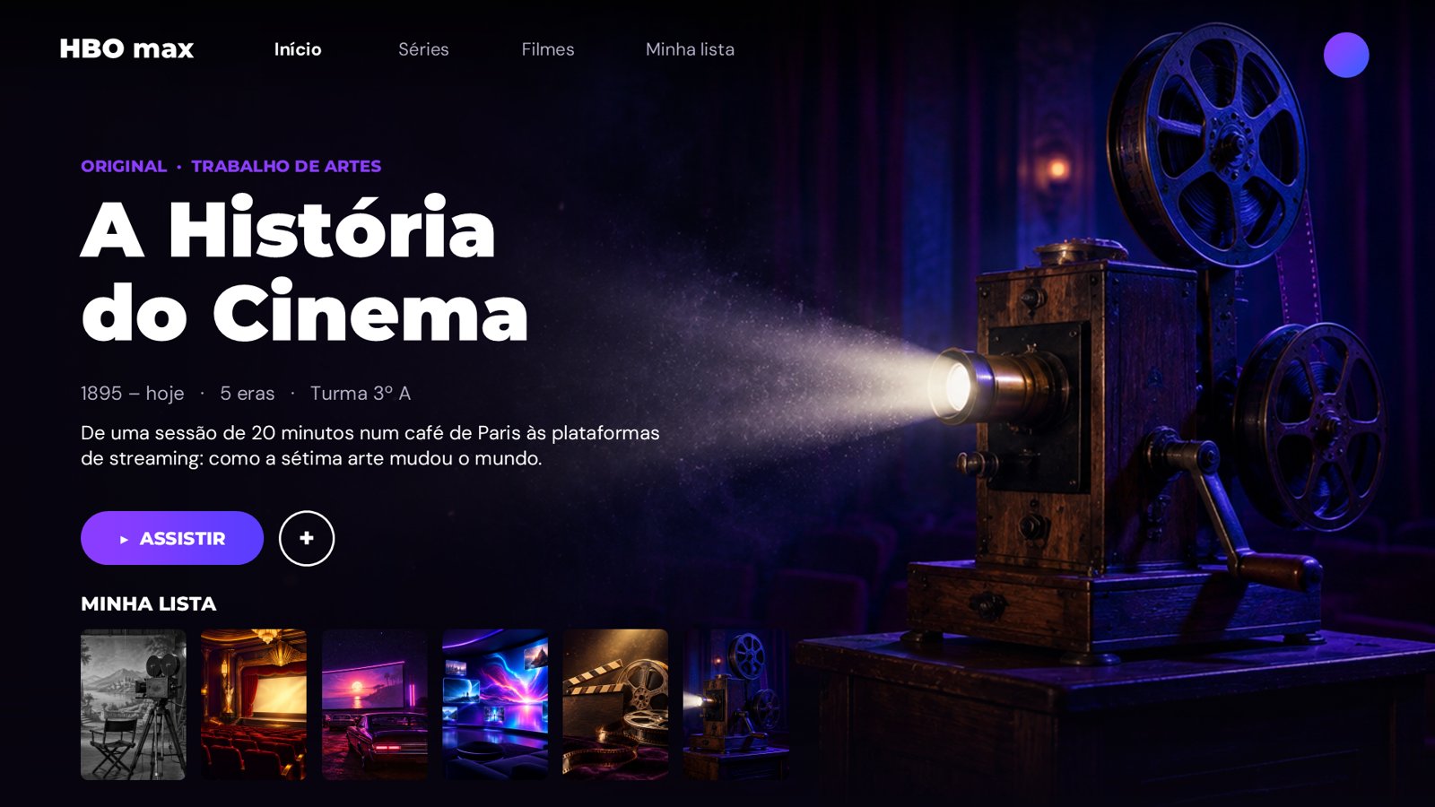 A História do Cinema – slide 3
