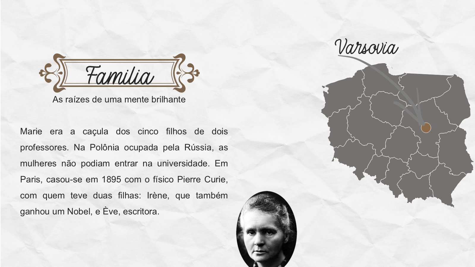 Marie Curie – slide 3