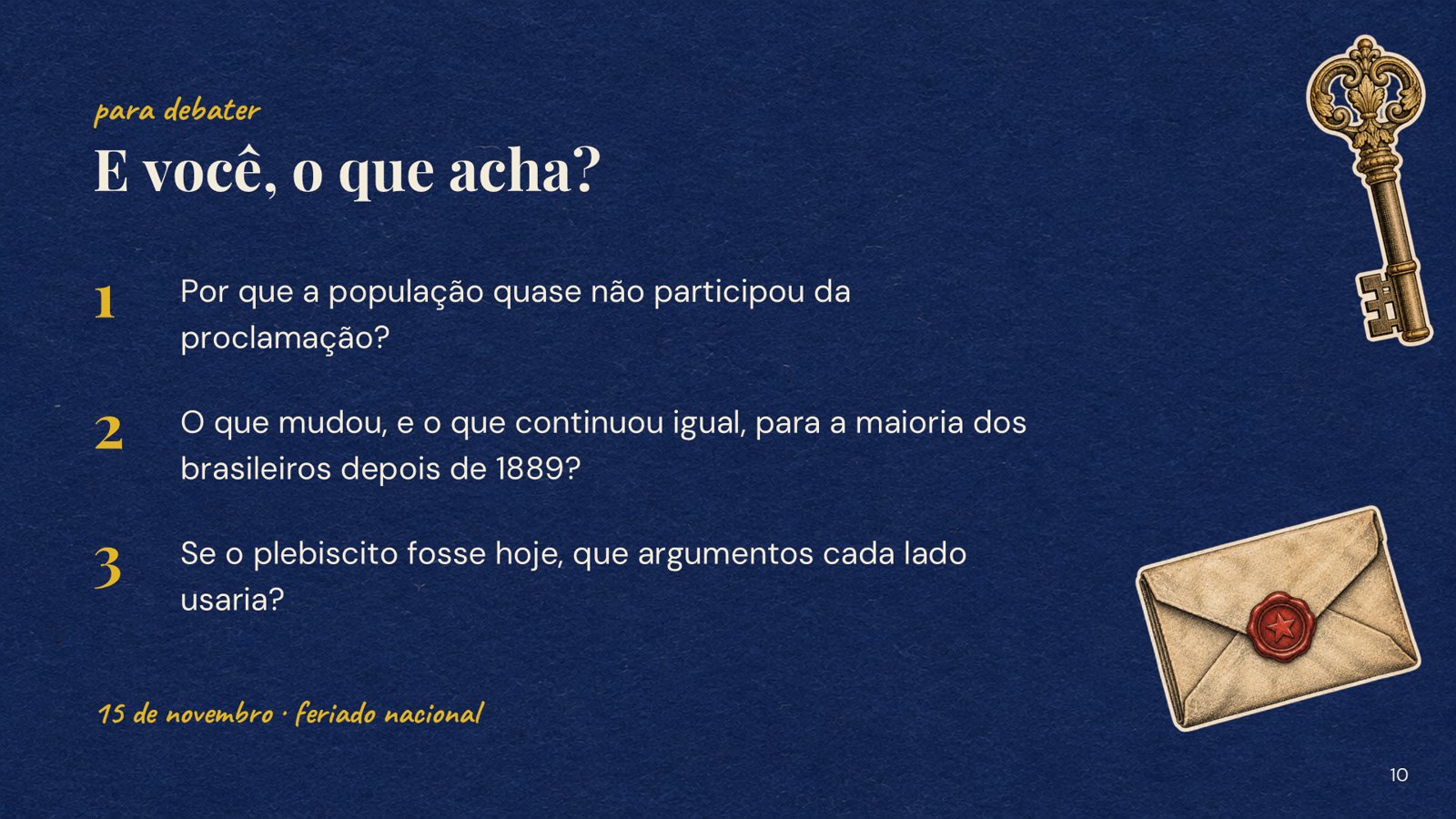Proclamação da República – slide 10