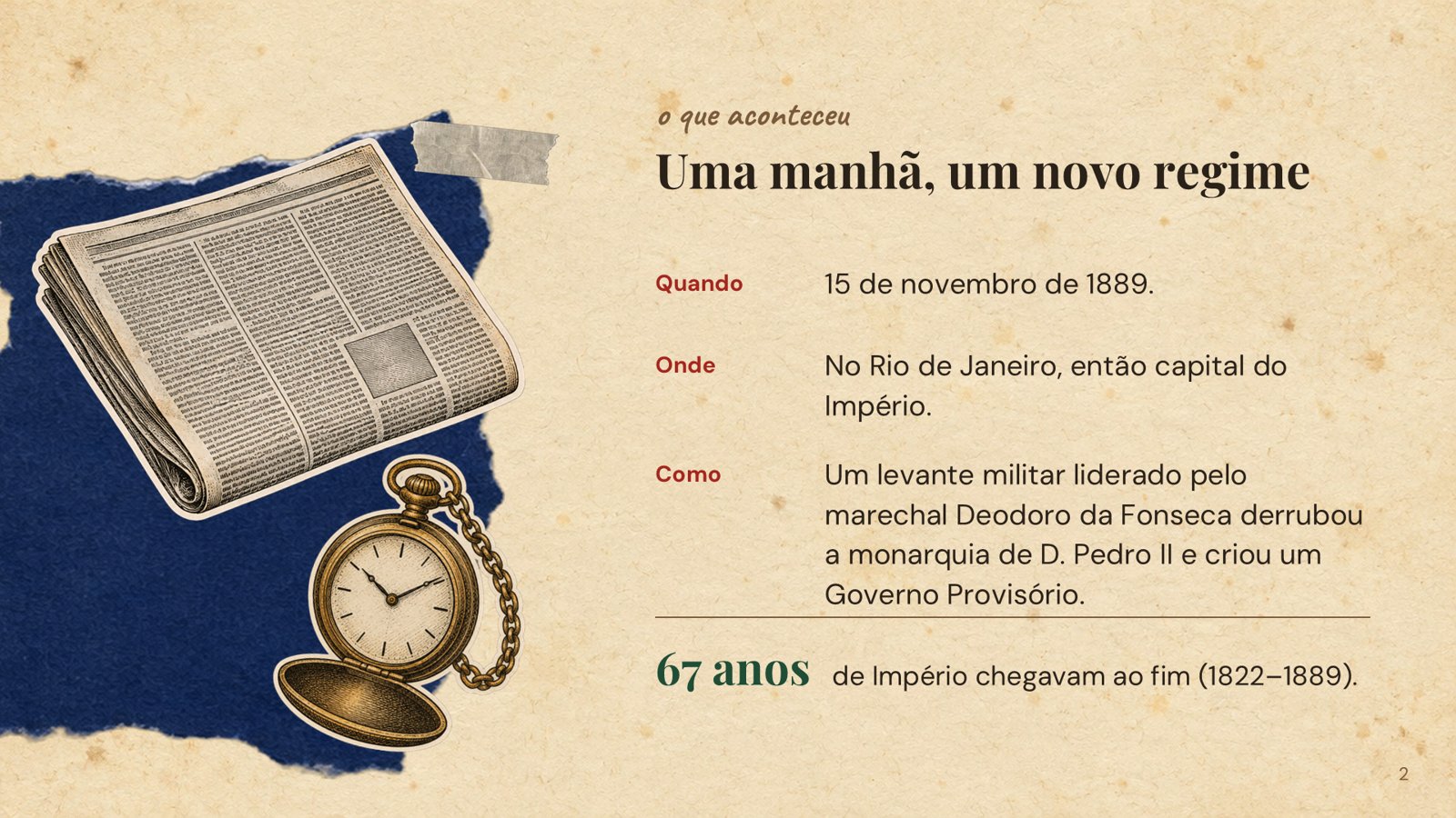 Proclamação da República – slide 2