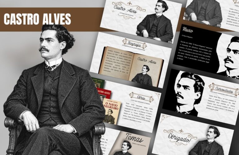 Castro Alves – Template de PowerPoint