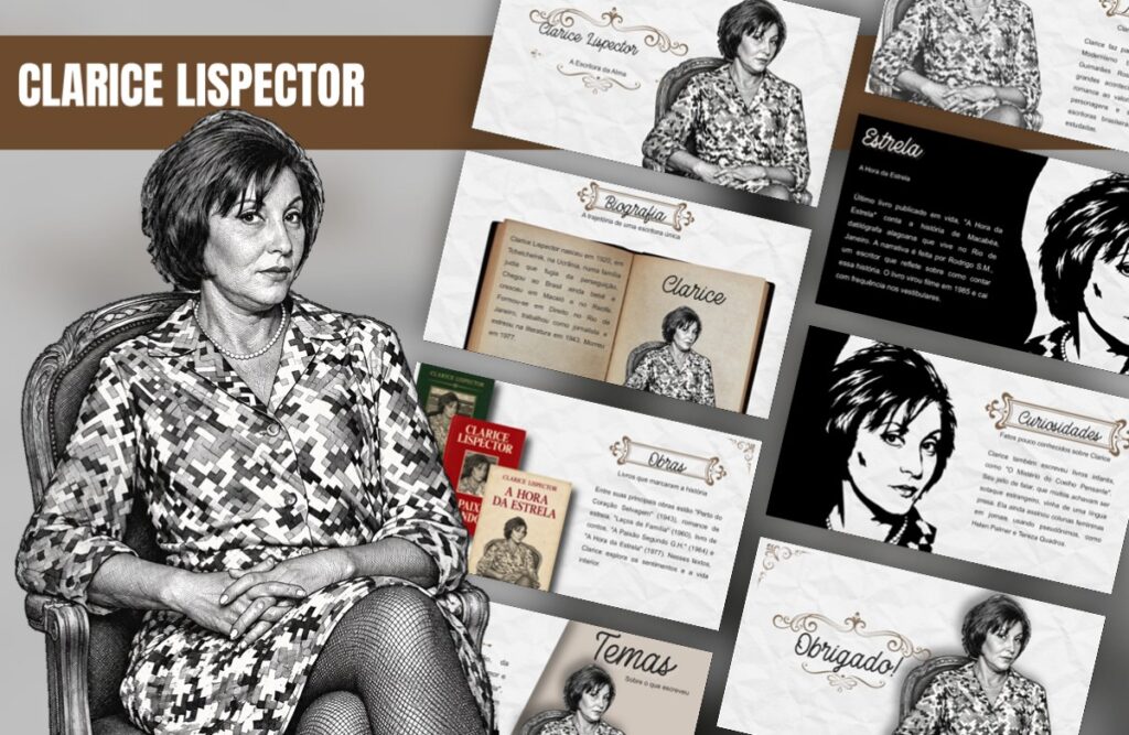 Clarice Lispector – Template de PowerPoint