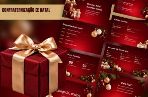 Confraternização de Natal – Template de PowerPoint