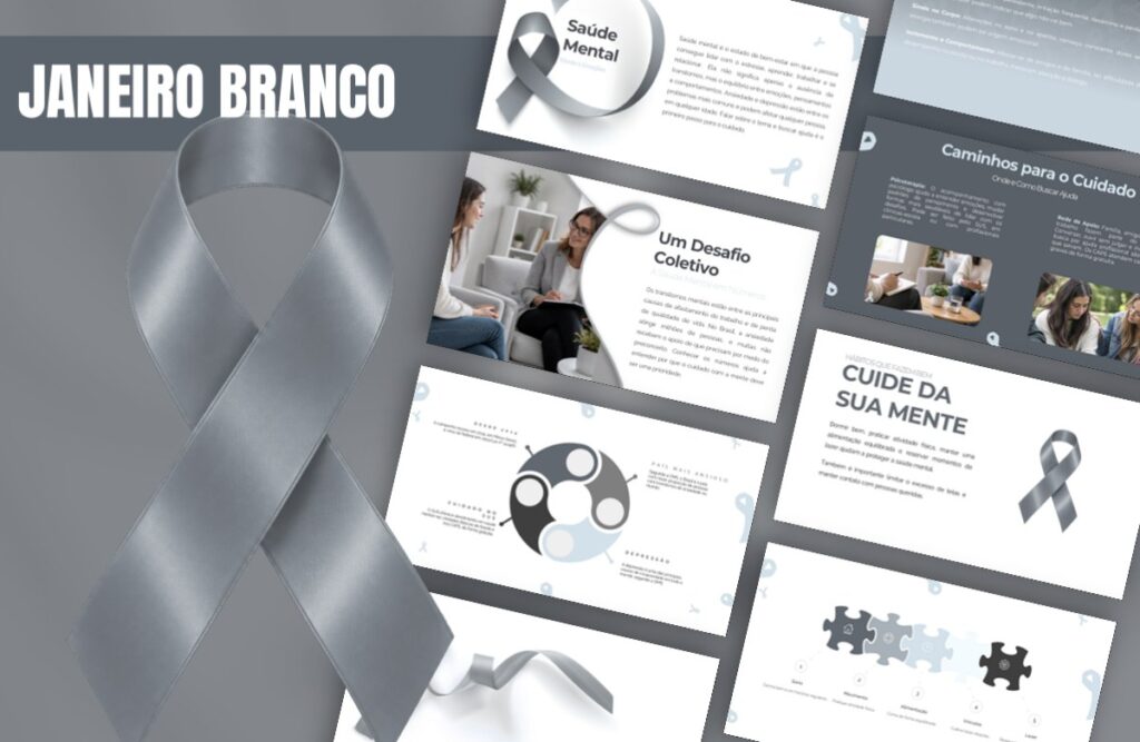 Janeiro Branco – Template de PowerPoint