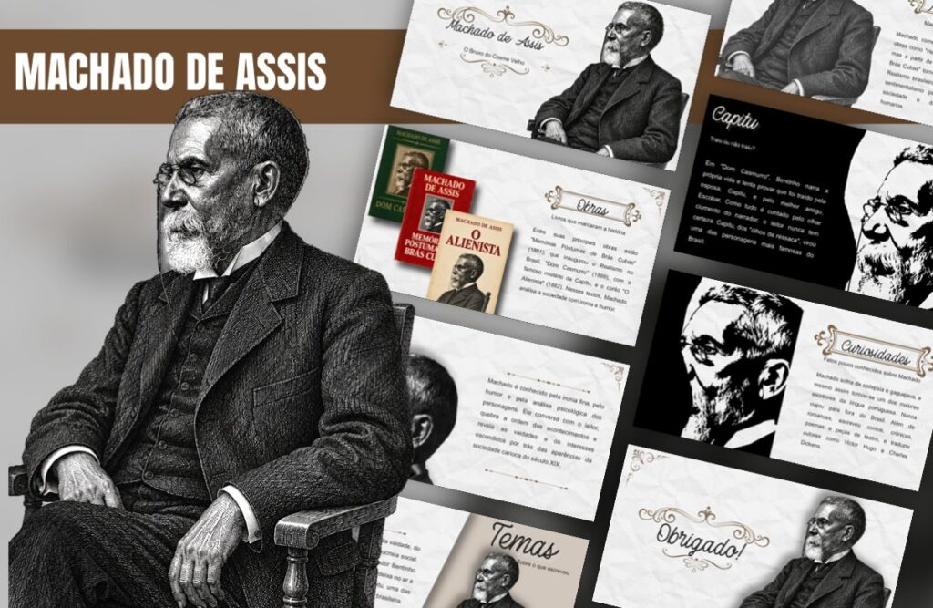 Machado de Assis – Template de PowerPoint