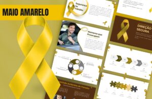 Maio Amarelo – Template de PowerPoint