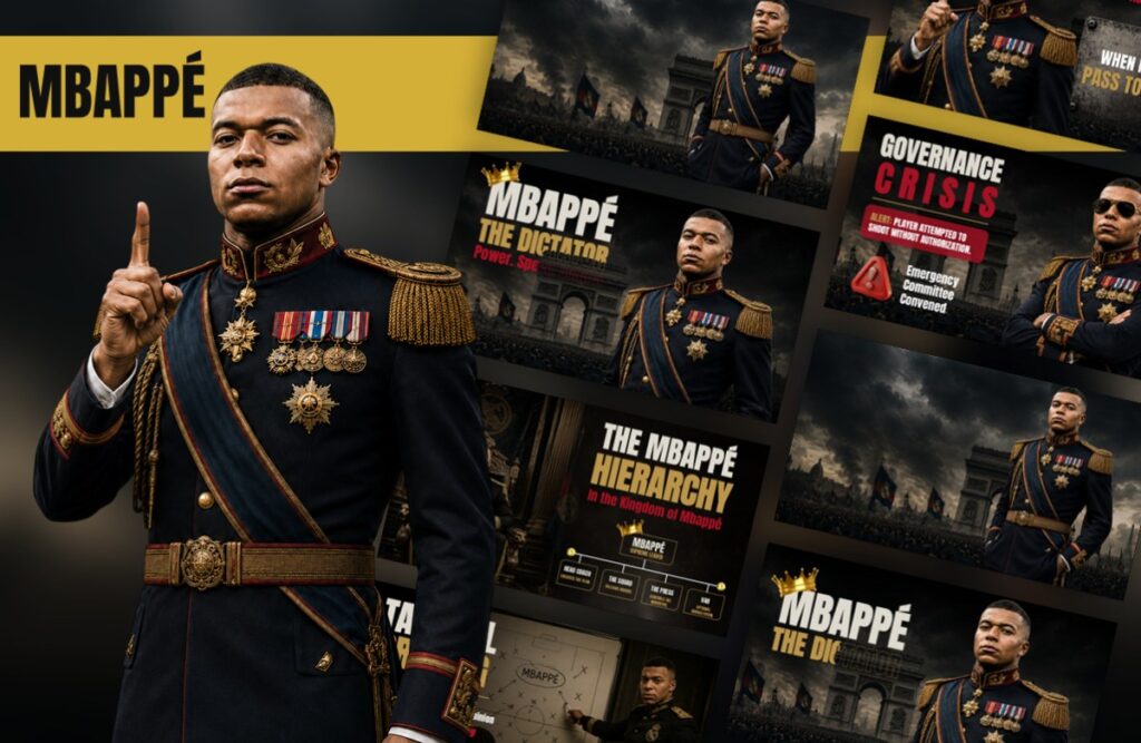 Mbappé – Template de PowerPoint