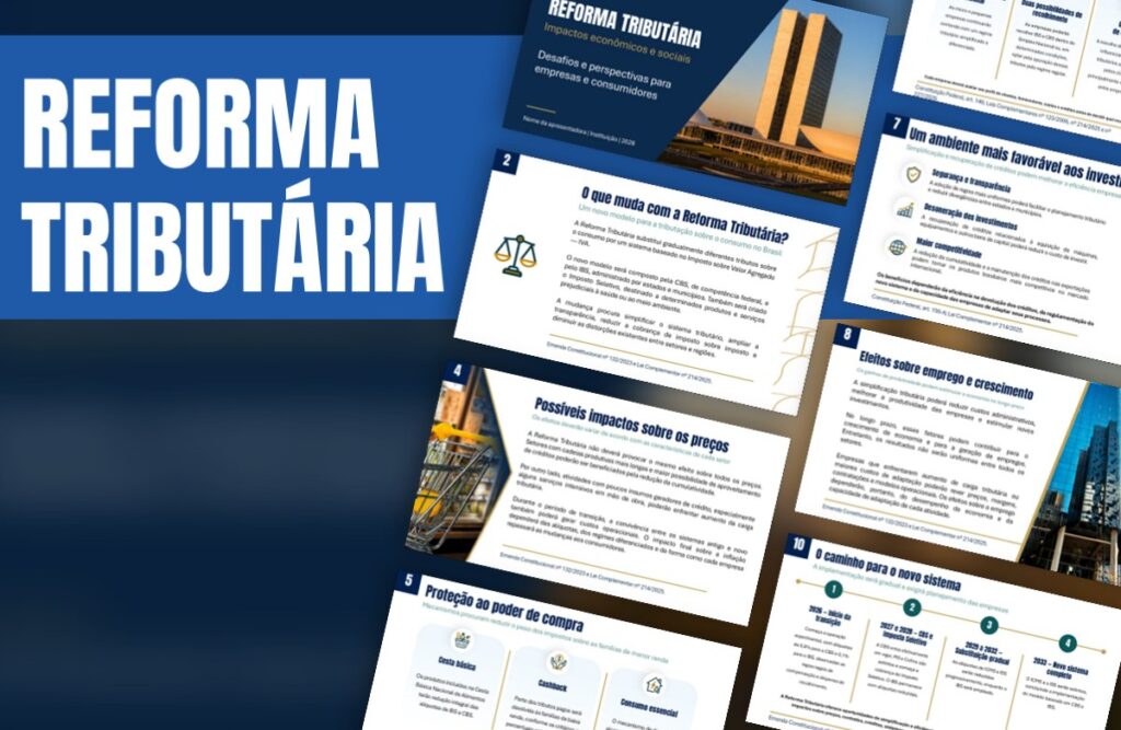Reforma Tributária – Template de PowerPoint