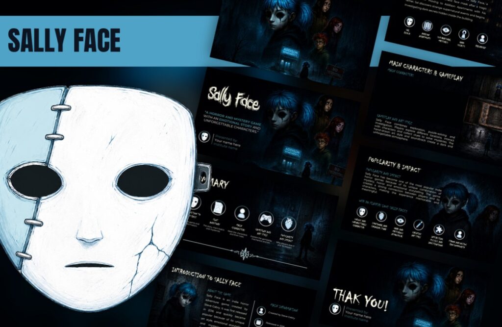 Sally Face – Template de PowerPoint