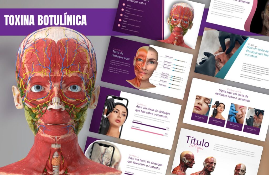 Toxina Botulínica – Template de PowerPoint